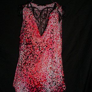 MIXXOLOGY Stretch Cowl Neck Blouse 3X